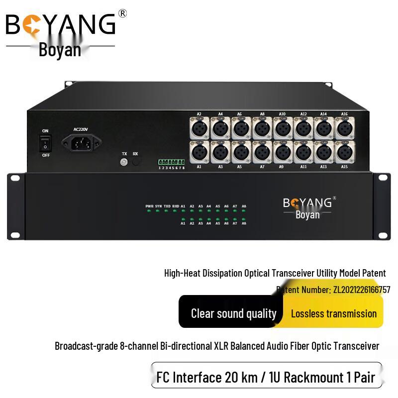 BOYANG Fiber Optic Audio & Video Transceivers