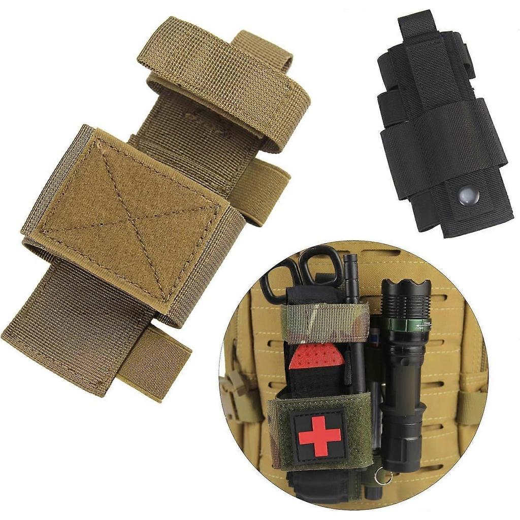 Tourniquet Pouch, Multi-Purpose Tactical Tool Holder Gadget Waist Bag Drop Leg Storage Bag for Outdoor First Aid 2 Pcs,Carivent