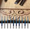 10 шт. твердосплавных фрезерных резцов Blue Corn End Mill Engraving Bit для станков с ЧПУ PCB (1.5mm)