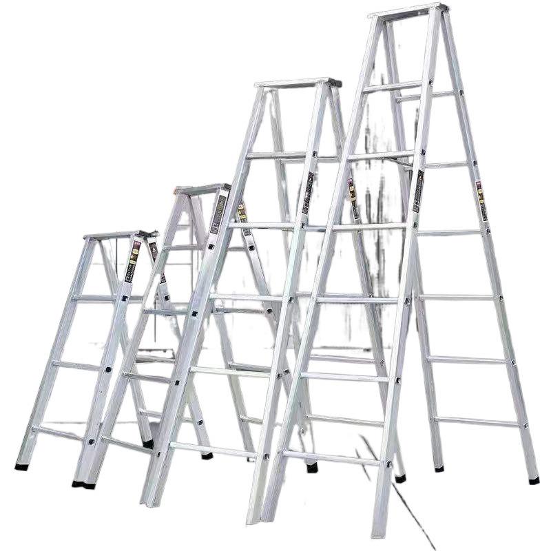 Многофункциональная складная лестница из углеродистой стали: А-образная, 4-5 ступеней, для использования в помещении