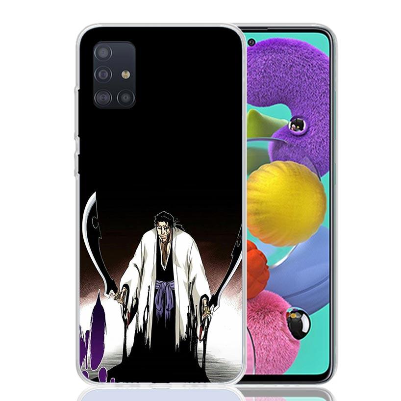 Чехол для телефона Bleach Kyoraku Shunsui для Samsung Galaxy A52 A32 A22 A12 A02S A50S A30S A51 A31 AA71 Note 20 Ultra 10 S10 Plus Galax