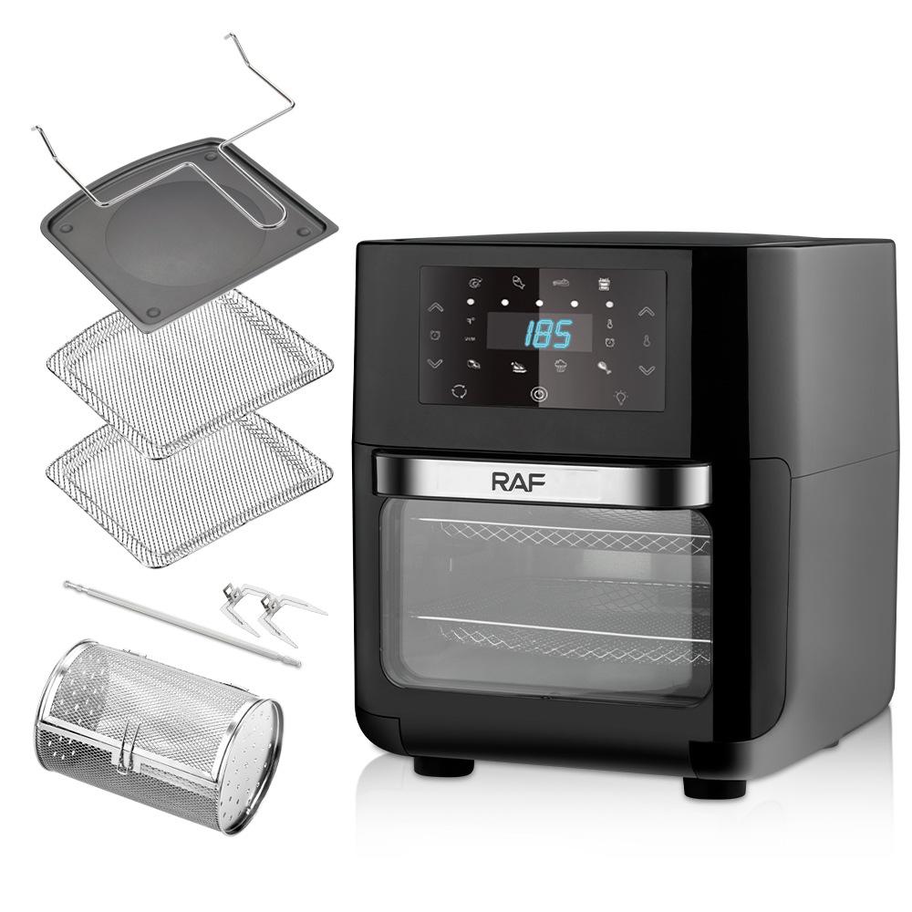 Фритюрница Многофункциональная бытовая духовка Большая емкость Смарт-сенсорный экран Визуальная электрическая духовка 16л