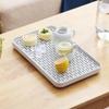 Detachable Drain Tea Tray Double-layer Serving Plate New Water Cup Drain Plate  Kitchen