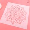 30Cm Diy Craft Mandala Mold For Painting Stencils Stamped Paper Card Template