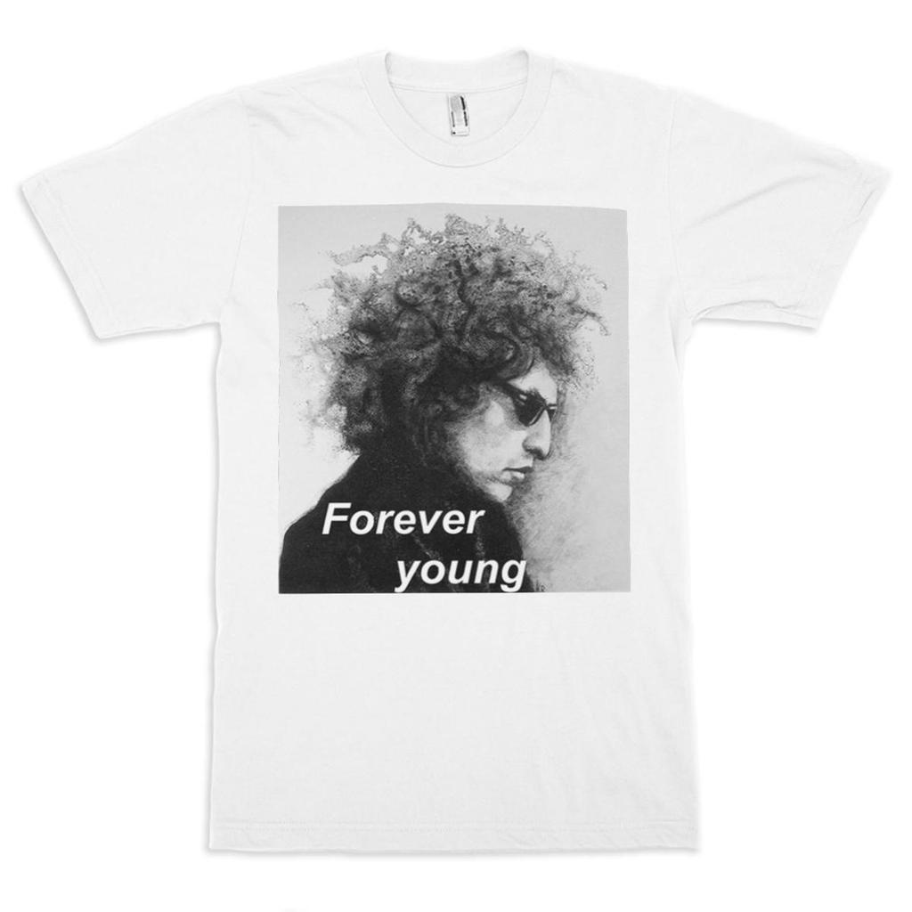 Футболка Bob Dylan Forever Young, Мужские и Женские Размеры