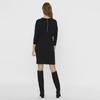 Короткое черное прямое платье с молнией сзади Женский VERO MODA