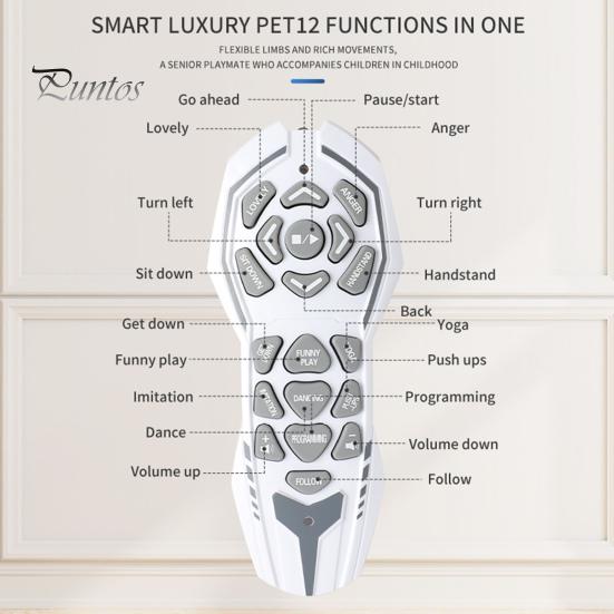 Радиоуправляемый робот-собака, программирование, умный интерактивный 2,4 ГГц, радиоуправляемый робот-щенок, обучающая электрическая игрушка-собака-трюк для малышей, мальчиков и девочек, подарок