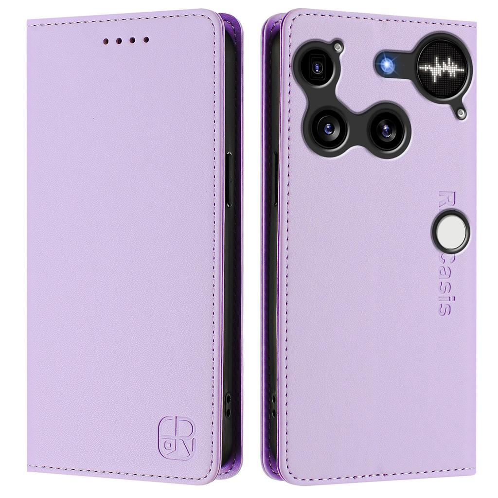 Ни за что Телефон (3) Кожаный чехол 5G RINACASIS RC01 Чехол для телефона с RFID-блокировкой Кошелек Подставка