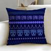 Creative Print Cushion Cover Soft  EasyWash Pillow Case  Versatile for Couch Bed Travel and Office