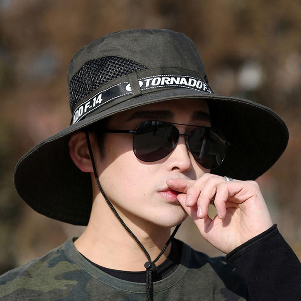 1 шт., походная шляпа-ведро сомбреро, летняя шляпа от солнца, уличная кепка с защитой от ультрафиолета для мужчин и женщин