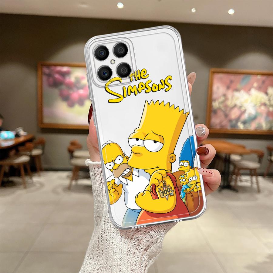 Cartoon The S-simpsons Case for Honor X8b X8a X9a X7b 90 Lite X8 X9b Soft Phone Cover