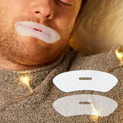 30 шт. Полоски для сна против храпа, наклейка для взрослых, ночной сон, дыхание губами и носом, улучшающий пластырь, наклейка для коррекции рта, лента