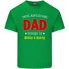 Personalised This Awesome Dad Belongs to Unisexs Light Cotton TShirt