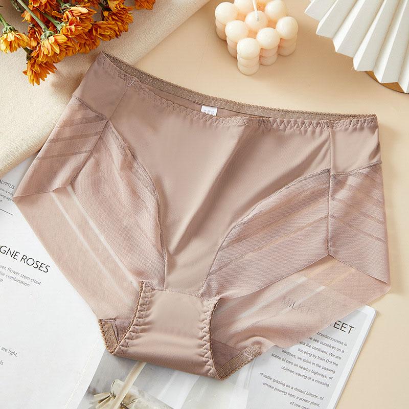 Sexy Lace Hollow Briefs for Women Mid Rise Lace Panties Comfortable Breathable Underwear Large Size