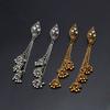 Tassel Jhumka Indian Ethnic Bollywood Long Chain Dangle Earrings Fashion Jewelry