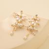 Fashionable 2023 Gold Plated Geometric Tassel Earrings With Pearl For Women