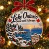 Acrylic Lake Ontario Christmas Ornament Decorative Hanging Tree Decoration 10cm 15cm Holiday Home Party Gift