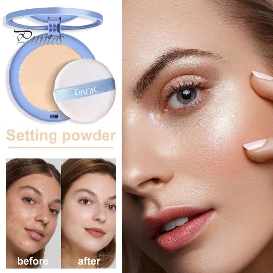 10 г матовая прессованная пудра с контролем жирности, натуральная, долговечная, водостойкая, без блеска, легкая, для женщин и девочек, для макияжа, для маскировки лица, пудра