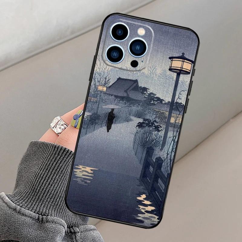 Подходит для Apple IPhone13 Mini Чехол для мобильного телефона Ukiyo-e Japanese Art Чехол для мобильного телефона Hair Painting Anti Drop