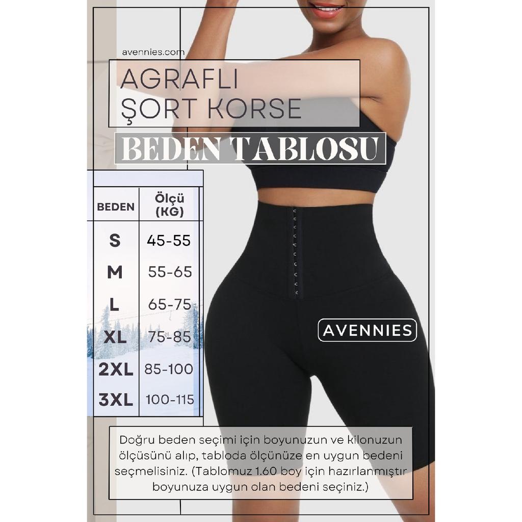 Agrafli Укрепляющий формирователь тела, мгновенный корсет для похудения, шорты с застежкой
