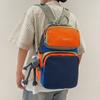 Школьный рюкзак новый высококачественный свежий контрастный цветной блок дорожная сумка пара легкий альпинистский весенний походный рюкзак