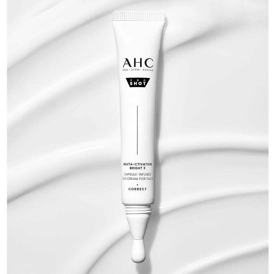 AHC Pro Shot Gluta Activation Bright 3 Capsule Infused Eye Cream 30 мл – Осветляющий двойной крем для глаз и лица