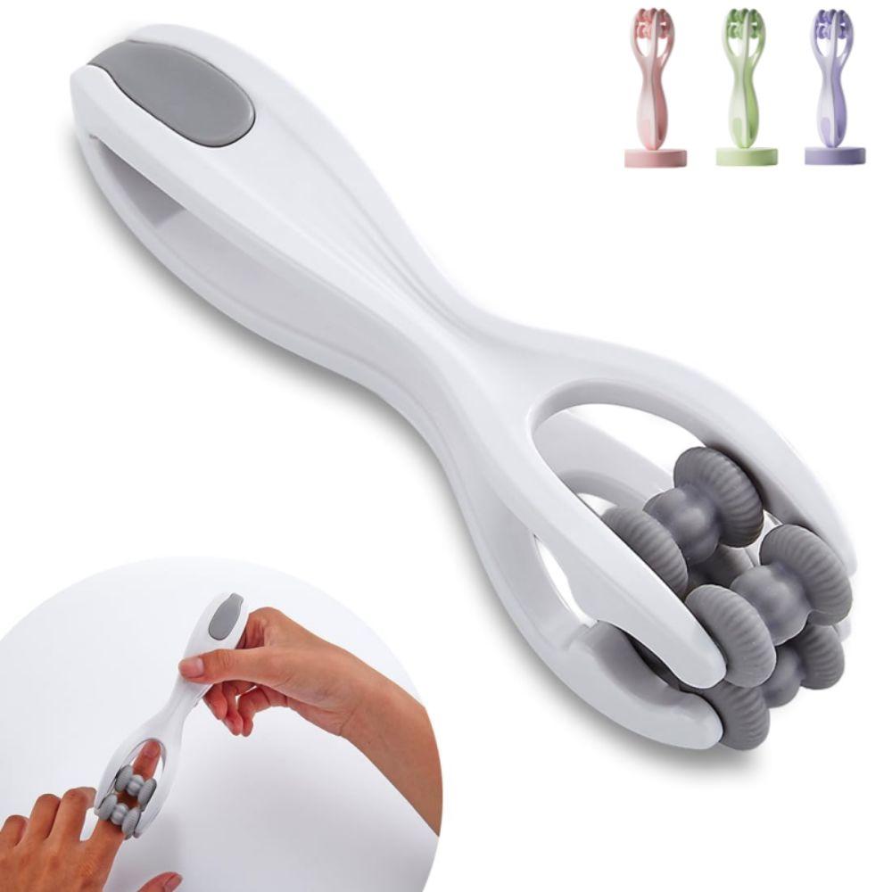 Акупрессурный ролик, массажер для пальцев, двухрядный ролик, ручной массажер, снимает усталость пальцев