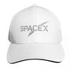 Кепка с логотипом Spacex Модная Повседневная Бейсболка Регулируемая Кепка Хип-Хоп Летняя Унисекс Бейсболки