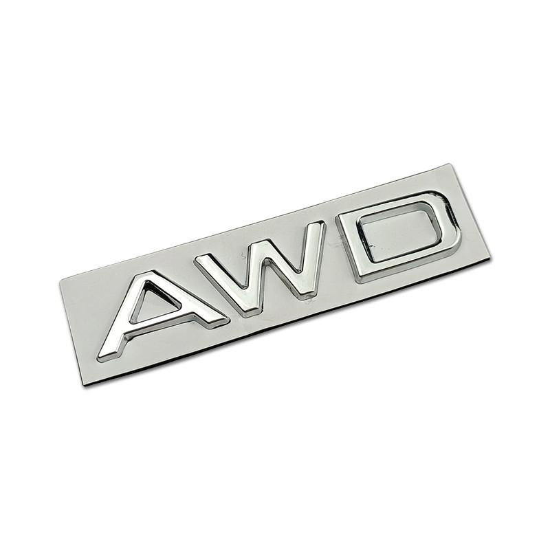 AWD Logo Car Rear Trunk Badge Whole Body Emblem Sticker for Lexus Nx200t Ct200h Lm Rx Gs 570 Gx Rx350 Gx470 Es350CD0