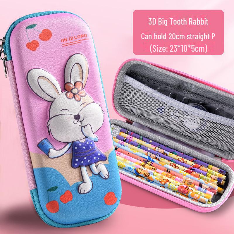 Capibara 3D Cartoon Pencil Case: Large Capacity, Multifunctional for Boys & Girls, Ideal for Primary School Students