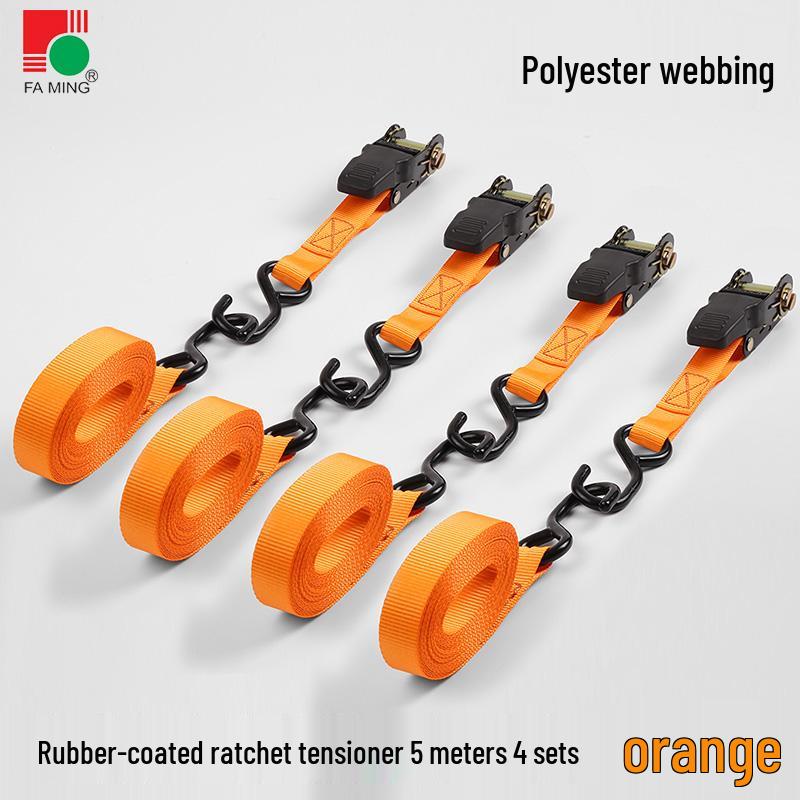 25-мм Полиэстеровые Ременные стяжки с трещоткой для багажа для самостоятельного вождения по бездорожью