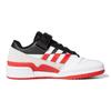 Adidas Оригинальные Forum Low Кожаные Прочные Низкие Кеды для Скейтбординга Детские Кроссовки Белые Черные Красные FY7971
