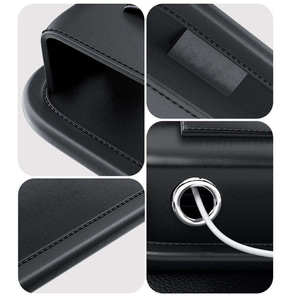 Черный органайзер для хранения вещей, легко собирается и позволяет легко организовать небольшое пространство. Аксессуары для автомобильного органайзера.