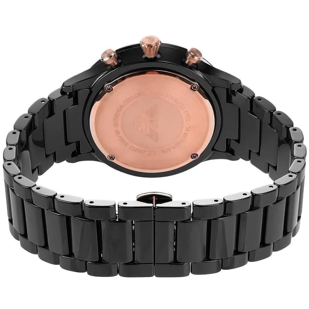 Emporio Armani AR70006 Giovanni аналоговые мужские часы с черным циферблатом