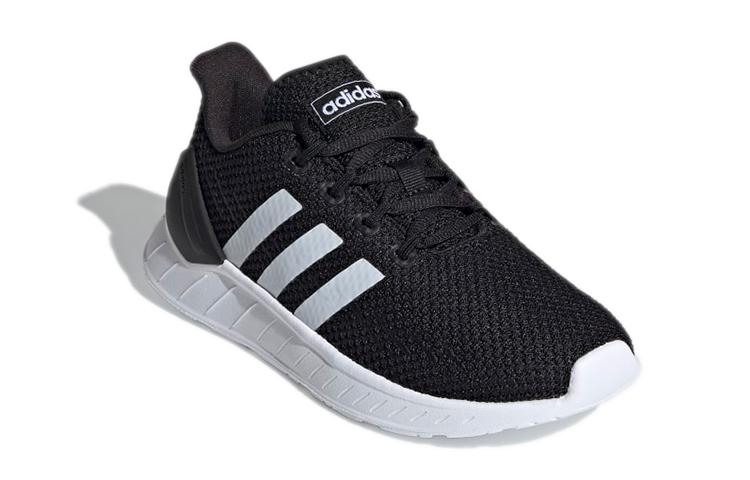 adidas Neo Questar Flow Nxt K Черно-белые Низкие Детские Беговые Кроссовки Детские FZ2957