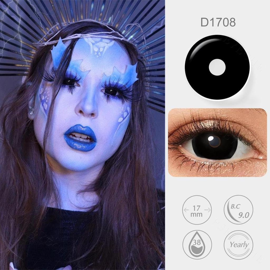 17 мм мини-склерные линзы Шаринган Риннеган Хэллоуин контактные линзы вампир зомби косплей глазные контакты для аниме аксессуары