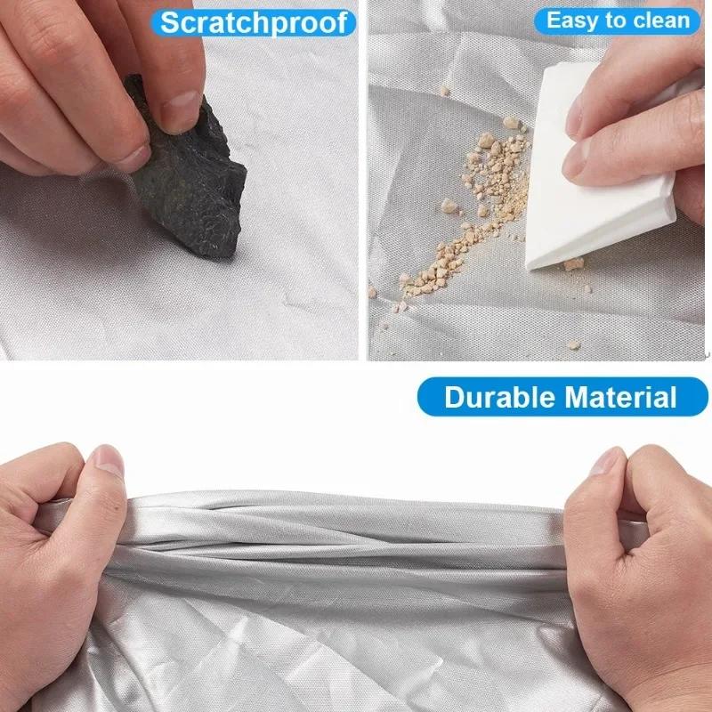 190T автомобильный чехол для Jeep Wrangler 2 двери 4 двери, ветрозащитный пылезащитный автомобильный чехол с УФ-защитой для Jeep Wrangler JK, JL, YJ 1987-2019