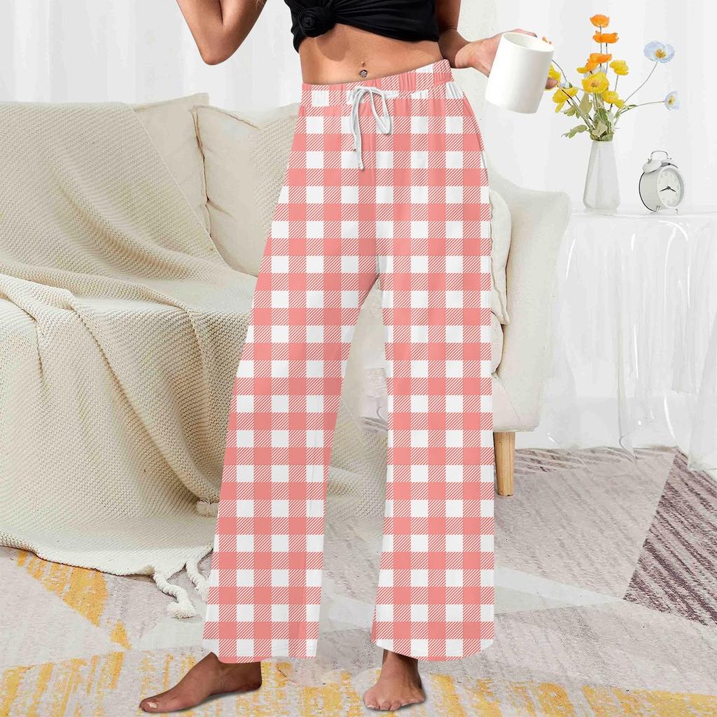 Women's Allover Printed Home Pants Sleeping Pajama Pants Long Pants Pajama Pants Yoga Pants