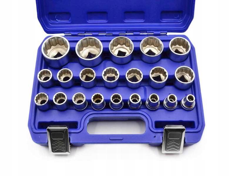 Kraft&Dele 12-Point Socket Set 21 Pieces