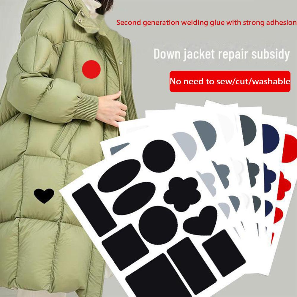 Self-Adhesive Down Jacket Patches for Men & Women: Seamless, High-End Repair for Clothing Holes.Makeup