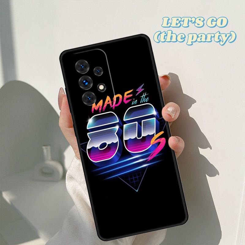Синтвейв 80-х Ретро Арт чехол для телефона Для Samsung Galaxy A42 A31 A40 A51 A71 A32 A80 A91 A52 A72 A20e A21S A50 A70 A11 A12 Обложка