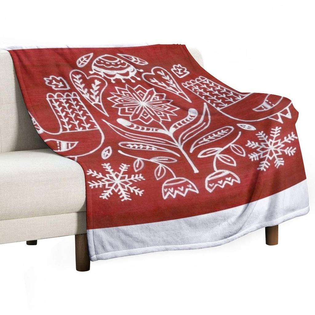 Nordic Birds Throw Blanket Sofa Quilt Luxury Brand cosplay anime Sofa Throw Blankets
