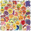 50 Cartoon Fruit Reward Graffiti Stickers Decorate Guitar Notebook Suitcase DIY Waterproof