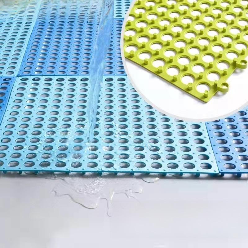Bathroom Anti-Slip Full-Paved Splicing Mats – Thickened, Waterproof, and Anti-Fall for Toilets