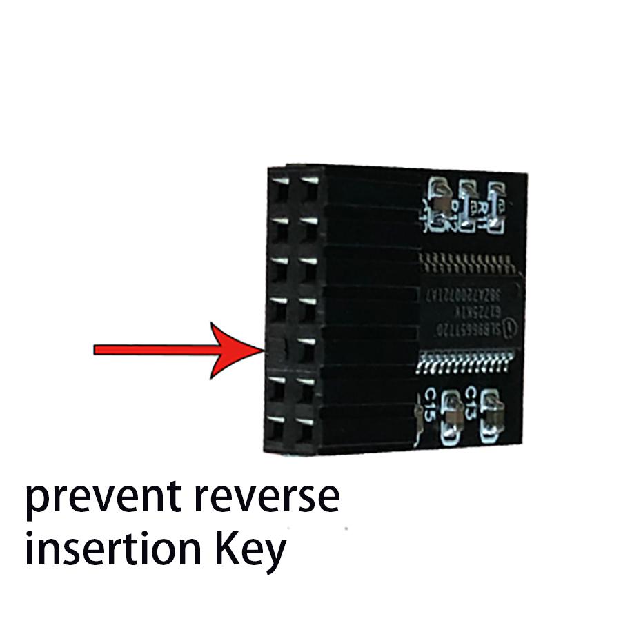 1 шт. Модуль безопасности TPM 2.0 для материнской платы ASUS 14-контактная карта LPC Windows 11