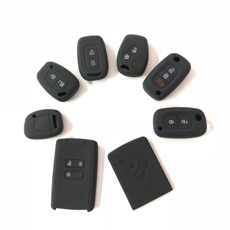 Силиконовый чехол для автомобильного ключа для Renault Espace Twingo Clio ZOE Kwid SYMBIOZ ARKANA Duster EZ-PRO Lodgy Alpine A110