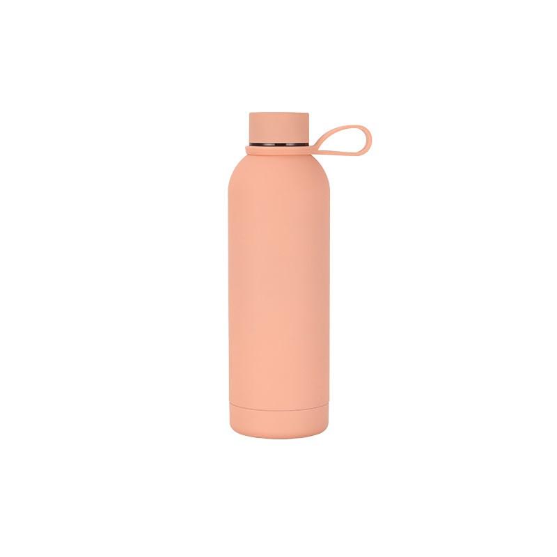 Stainless Steel USA Style Small Mouth Bottle Outdoor Sports Portable Thermos Cup Lifting Ring Water Bottle
