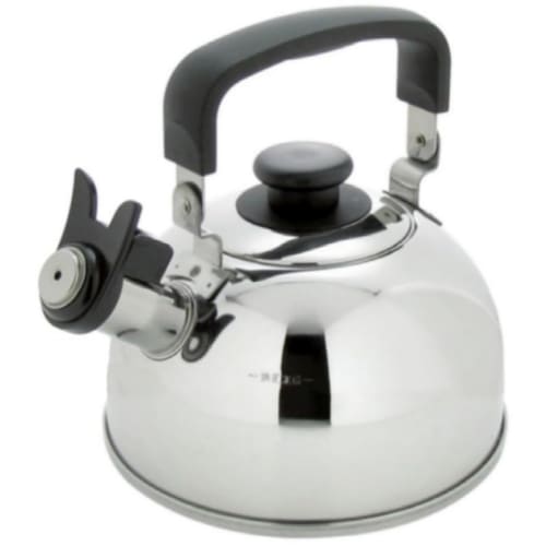 Maruyama Naji La Rocca Whistling Kettle, 1.5L, NJT-15HK, Induction and Gas Stove Compatible, Stainless Steel, Made In Japan, Tsubame-Sanjo