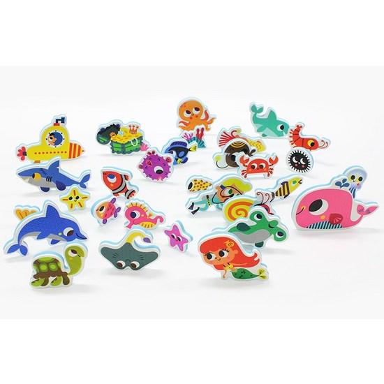 Наклейки для ванны морские животные, корейские игрушки для ванны