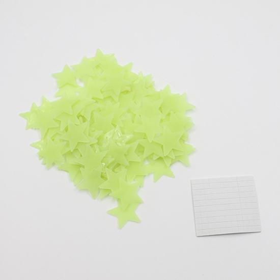 100шт светятся в темноте детская комната космические звезды настенные наклейки домашние потолочные наклейки